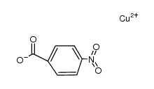 copper(II) 4-nitrobenzoate Structure