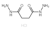 Butanedioic acid, 1,4-dihydrazide, hydrochloride (1:?) Structure