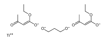 bis(ethyl acetoacetato-O1',O3)[propane-1,3-diolato(2-)-O,O']titanium picture