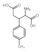2-amino-3-(4-methylphenyl)pentanedioic acid Structure