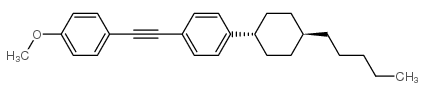 反式-1-(2-(4-甲氧基苯基)乙炔)-4-(4-戊基环己基)苯图片