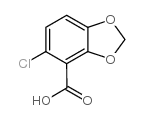 5-chloro-1,3-benzodioxole-4-carboxylic acid Structure
