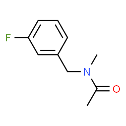 Acetamide,N-[(3-fluorophenyl)methyl]-N-methyl- structure