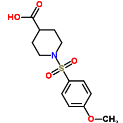 1-[(4-Methoxyphenyl)sulfonyl]-4-piperidinecarboxylic acid picture