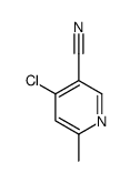 4-chloro-6-methylnicotinonitrile structure