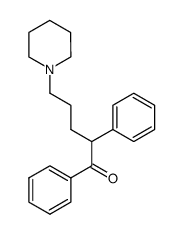Benzoin, deoxy(alpha-(3-piperidinopropyl))- Structure