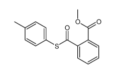 methyl 2-(4-methylphenyl)sulfanylcarbonylbenzoate结构式