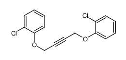 1-chloro-2-[4-(2-chlorophenoxy)but-2-ynoxy]benzene结构式