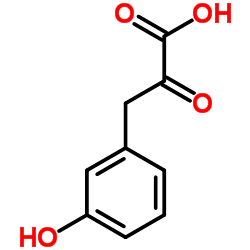 3-(3-Hydroxyphenyl)-2-oxopropanoic acid Structure