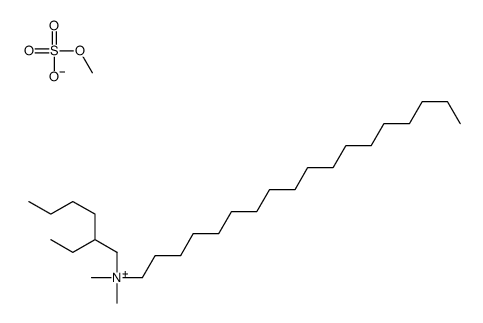 2-ethylhexyl-dimethyl-octadecylazanium,methyl sulfate结构式