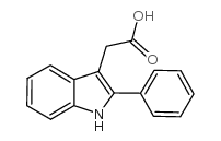 2-(2-phenyl-1H-indol-3-yl)acetic acid Structure