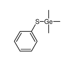 trimethyl(phenylsulfanyl)germane Structure