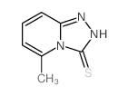 s-Triazolo[4,3-a]pyridine-3-thiol, 5-methyl- structure