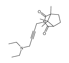 3-[4-(diethylamino)but-2-ynyl]-5,8,8-trimethyl-3-azabicyclo[3.2.1]octane-2,4-dione Structure