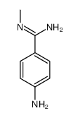 Benzenecarboximidamide, 4-amino-N-methyl- (9CI)结构式