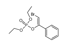 diethyl 1-phenyl-2-bromoethenyl phosphate Structure
