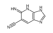 1H-Imidazo[4,5-b]pyridine-6-carbonitrile,5-amino- (9CI) structure