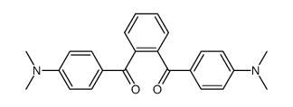 4,4'-(1,2-Phenylenedicarbonyl)bis(N,N-dimethylaniline) Structure