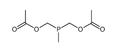 (methylphosphanediyl)bis(methylene) diacetate Structure