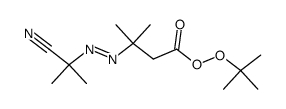 Isobutyronitril-2-azo-3'-isovaleriansaeure-tert.-butylperester结构式
