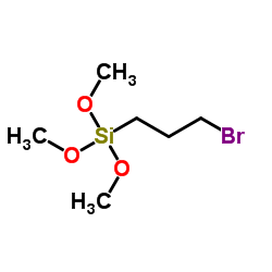 (3-Bromopropyl)(trimethoxy)silane structure