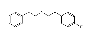 4-Fluoro-N-methyl-N-(2-phenylethyl)benzeneethanamine结构式