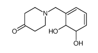 4-Piperidinone, 1-[(5,6-dihydroxy-1,3-cyclohexadien-1-yl)methyl]- (9CI)结构式