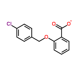 Benzoicacid,2-[(4-chlorophenyl)methoxy]- Structure
