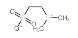 dimethyl-(2-sulfoethyl)sulfanium结构式
