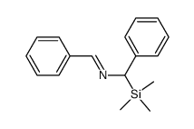 1-phenyl-N-(phenyl(trimethylsilyl)methyl)methanimine Structure
