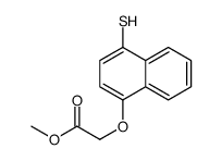 methyl 2-(4-sulfanylnaphthalen-1-yl)oxyacetate Structure