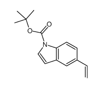 tert-butyl 5-ethenylindole-1-carboxylate结构式