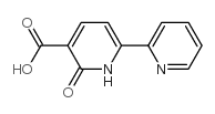 2-氧代-6-(2-吡啶)-1,2-二氢-3-吡啶羧酸结构式