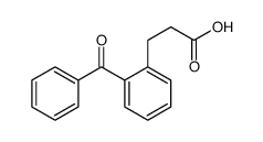 3-(2-benzoylphenyl)propanoic acid Structure