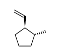 trans-2-vinyl-1-methylcyclopentane Structure
