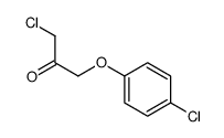 1-chloro-3-(4-chlorophenoxy)propan-2-one结构式
