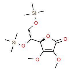 2-O,3-O-Dimethyl-5-O,6-O-bis(trimethylsilyl)-D-ascorbic acid结构式