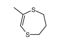 2-methyl-6,7-dihydro-5H-1,4-dithiepine结构式
