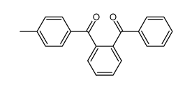(2-benzoylphenyl)(4-methylphenyl)methanone结构式