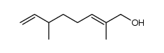 2,6-dimethyl-2,7-octadien-1-ol结构式