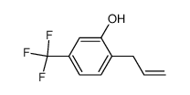 2-allyl-5-trifluoromethyl phenol Structure