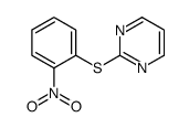 2-(2-nitrophenyl)sulfanylpyrimidine结构式