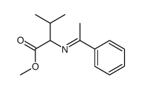 N-methylbenzylidene-α-valine methylester Structure