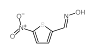 (NZ)-N-[(5-nitrothiophen-2-yl)methylidene]hydroxylamine Structure