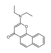 2-(diethylamino)benzo[h]chromen-4-one Structure