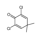 2,6-dichloro-4,4-dimethylcyclohexa-2,5-dien-1-one Structure