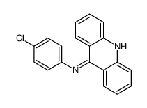N-(4-chlorophenyl)acridin-9-amine结构式