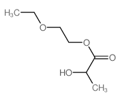 Propanoic acid,2-hydroxy-, 2-ethoxyethyl ester structure