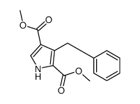 dimethyl 3-benzyl-1H-pyrrole-2,4-dicarboxylate结构式