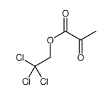 2,2,2-trichloroethyl 2-oxopropanoate Structure